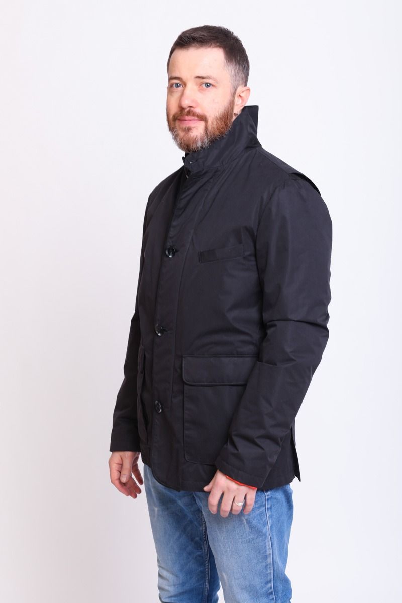 Демисезонная мужская куртка с воротником стойкой 51098